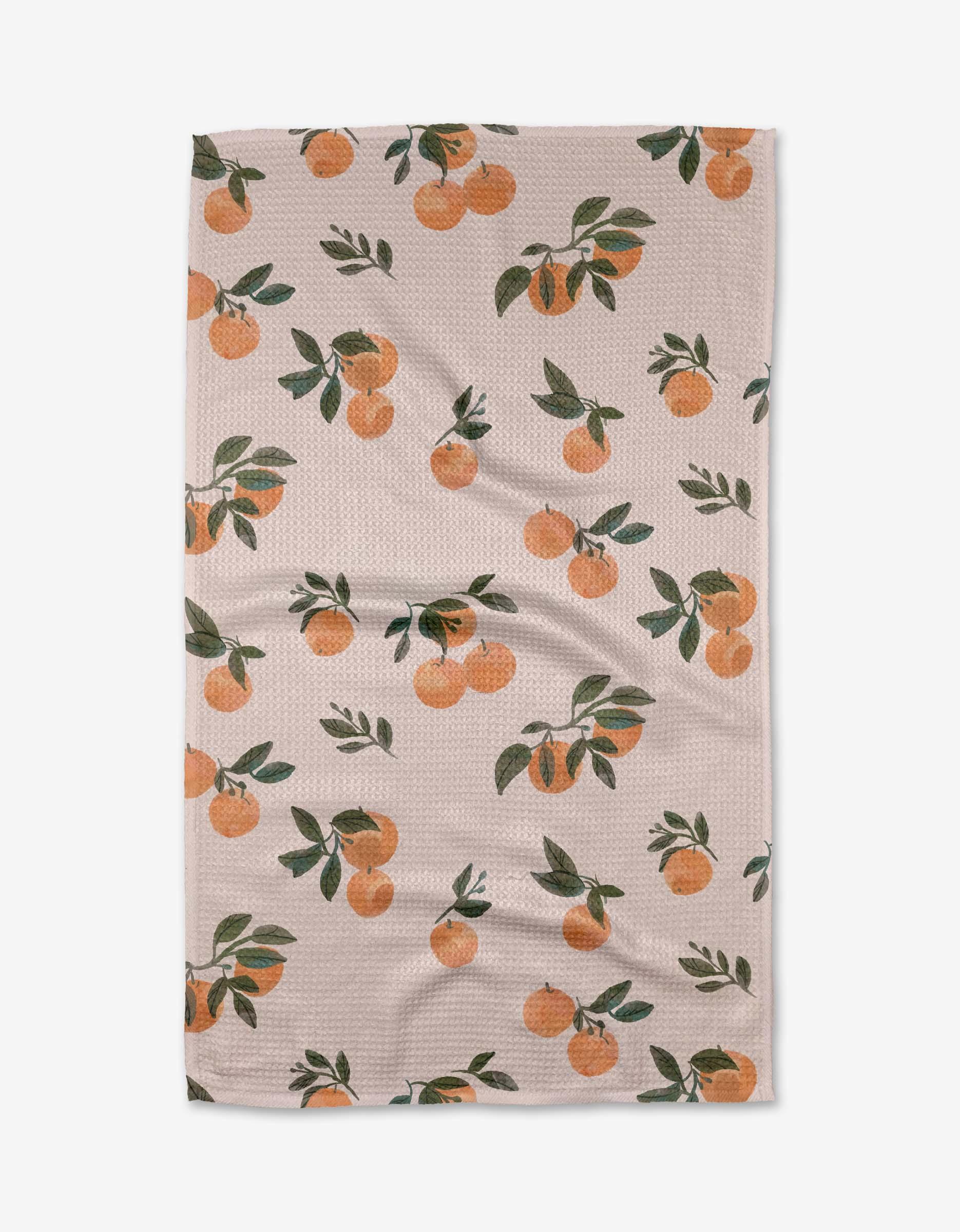 Geometry Pretty In Peach Tea Towel - Marcel’s Culinary Experience