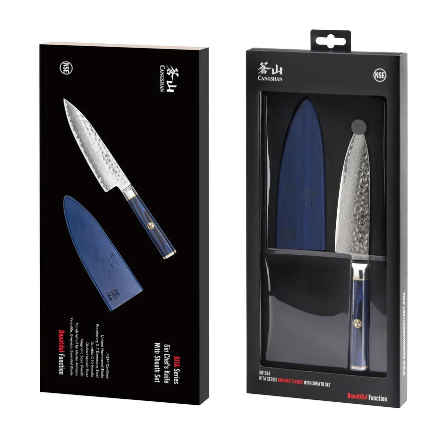 Cangshan KITA Series 6-Inch Chef's Knife with Sheath - Marcel’s Culinary Experience