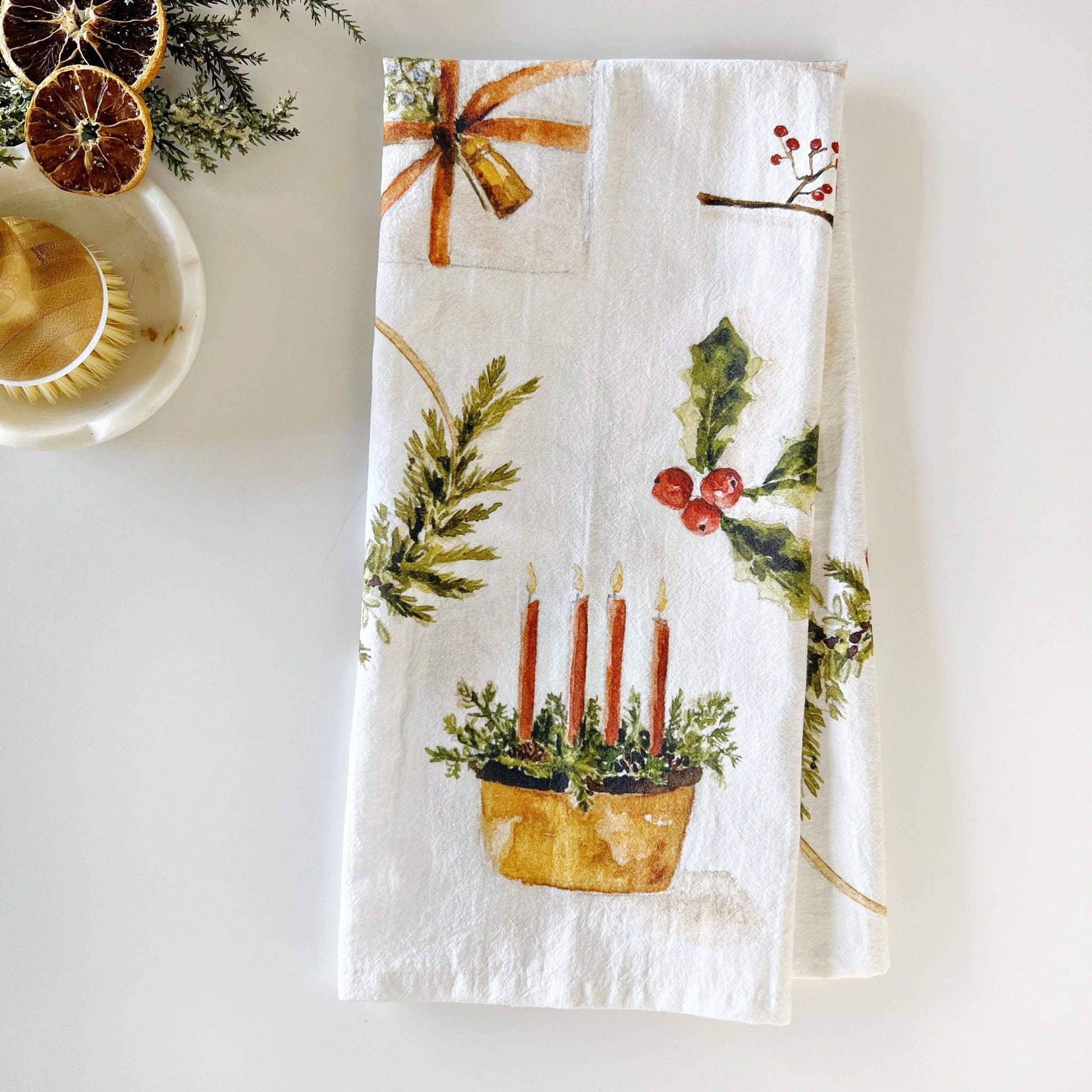 Yuletide tea towel - Marcel’s Culinary Experience
