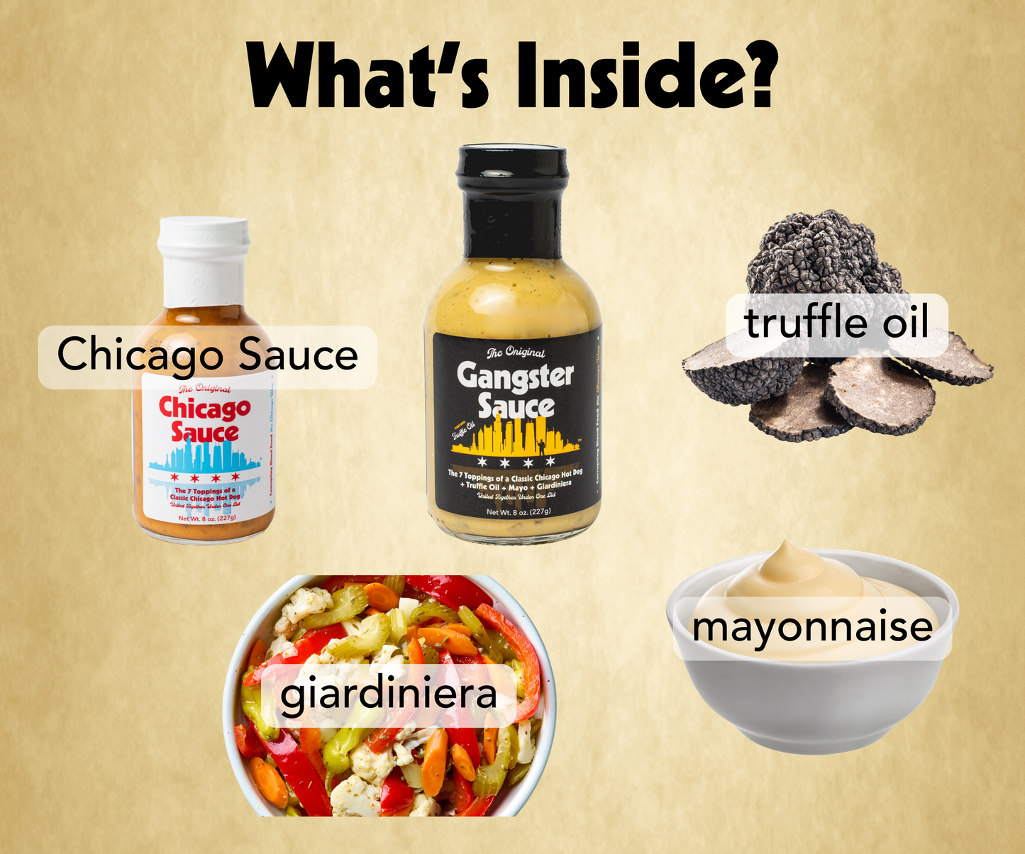 Gangster Sauce – Creamy Truffle, Giardiniera, Tangy Aioli