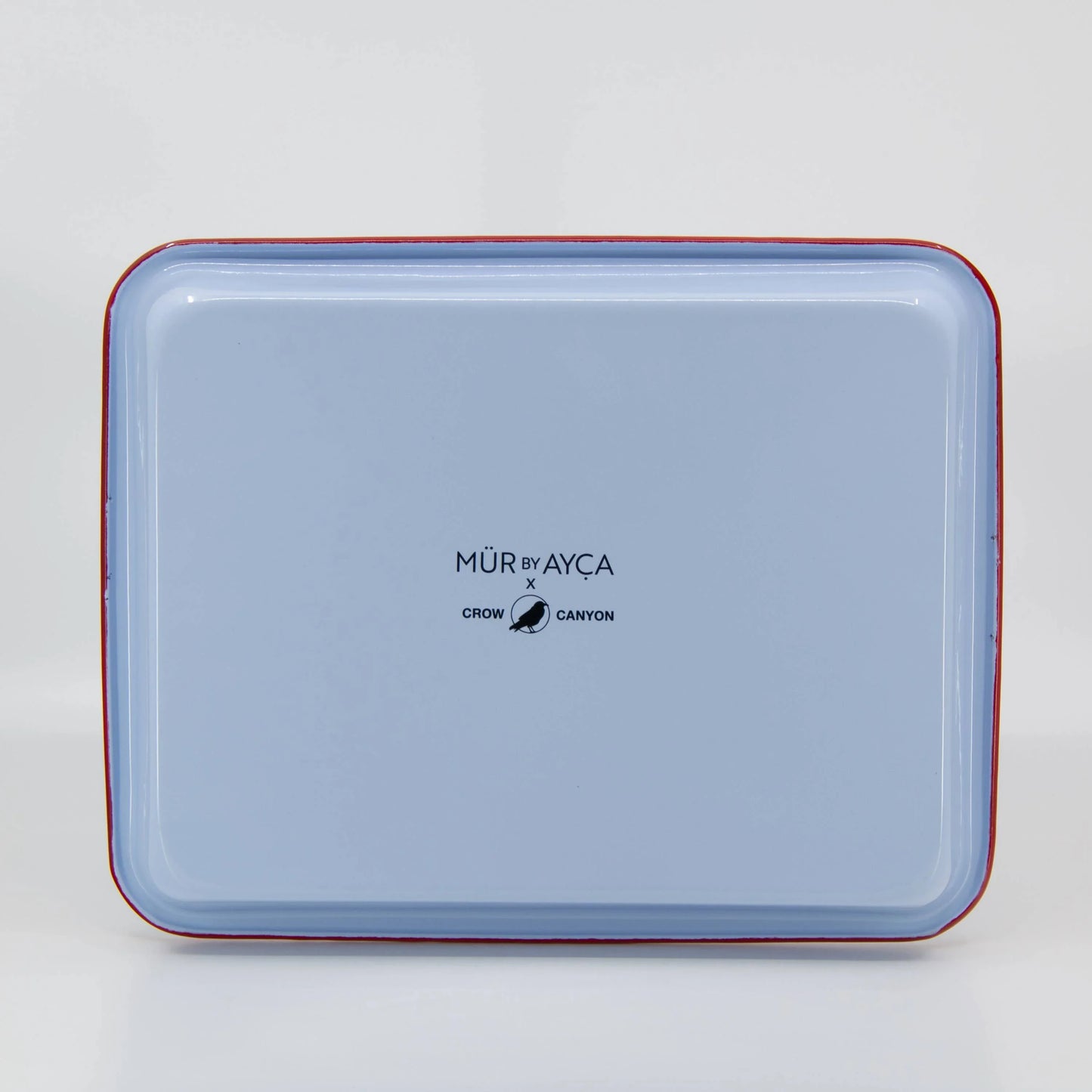 Mur by Ayca x CCH Anchovies Small Rectangle Tray, Red Rim
