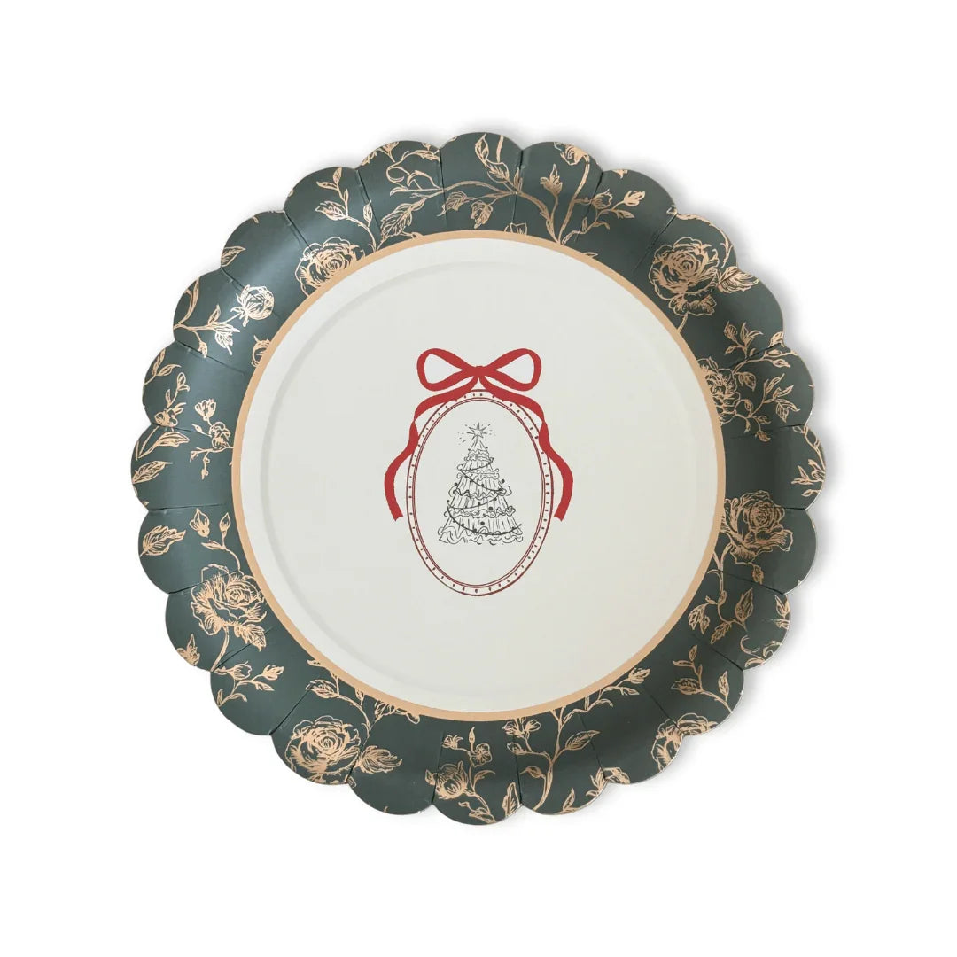 Hearth & Holly Vintage Floral Dessert Plates (12pcs) - Marcel’s Culinary Experience