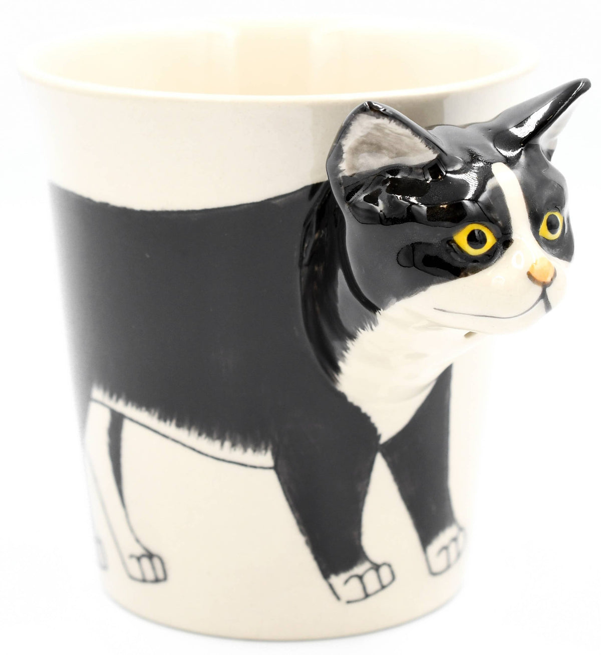 Tuxedo Cat Mug, 10 oz