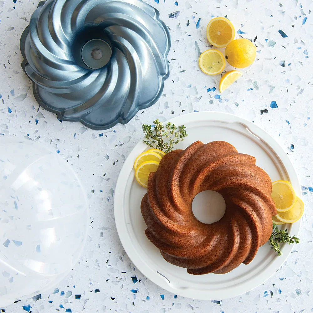 Nordic Ware Formed Swirl Bundt® Pan with Cake Keeper - Marcel’s Culinary Experience
