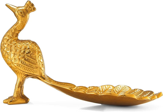 Gold Peacock Candy/Nut Dish - Marcel’s Culinary Experience