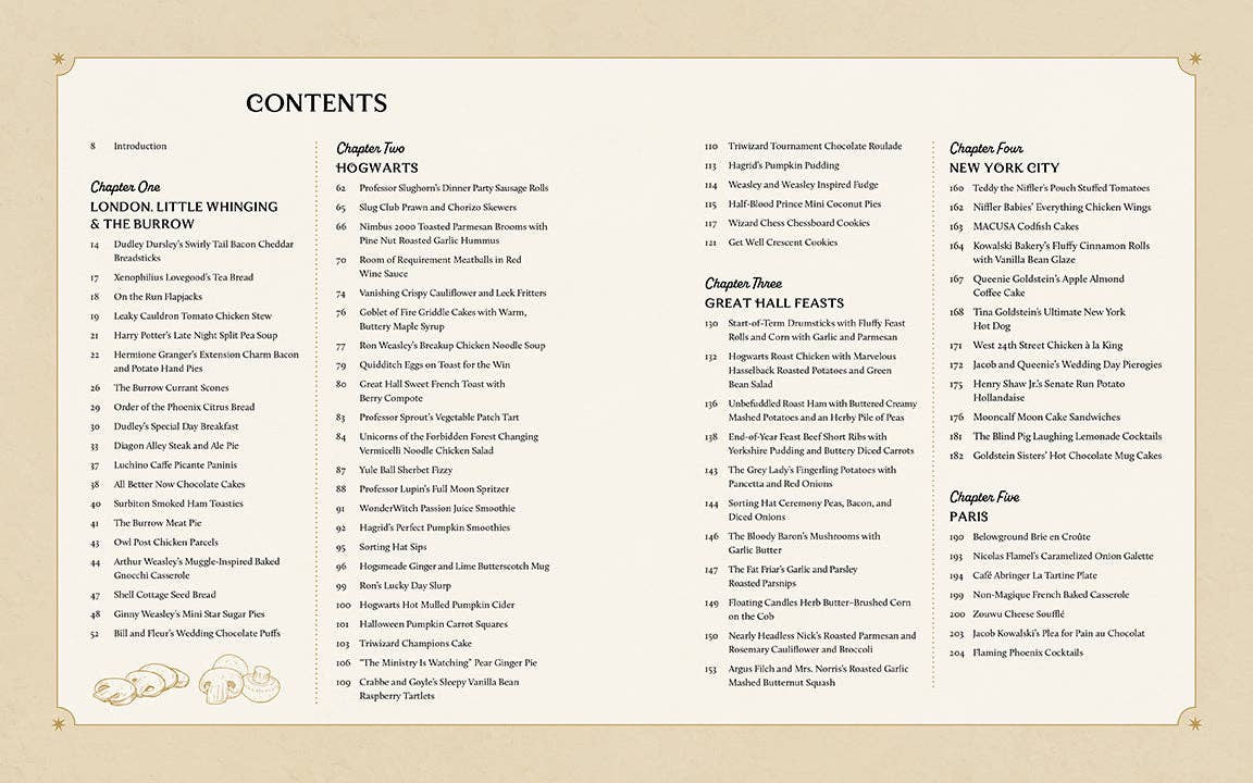 Harry Potter Fantastic Beasts:Cookbook & Rolling Pin Giftset - Marcel’s Culinary Experience