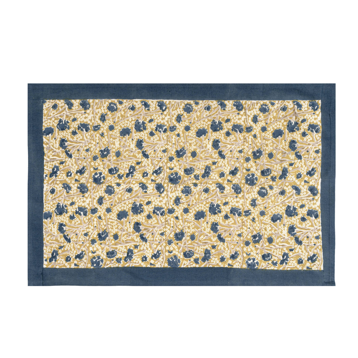 Couleur Nature Meadows Blue & Green Tea Towel, 20 x 30