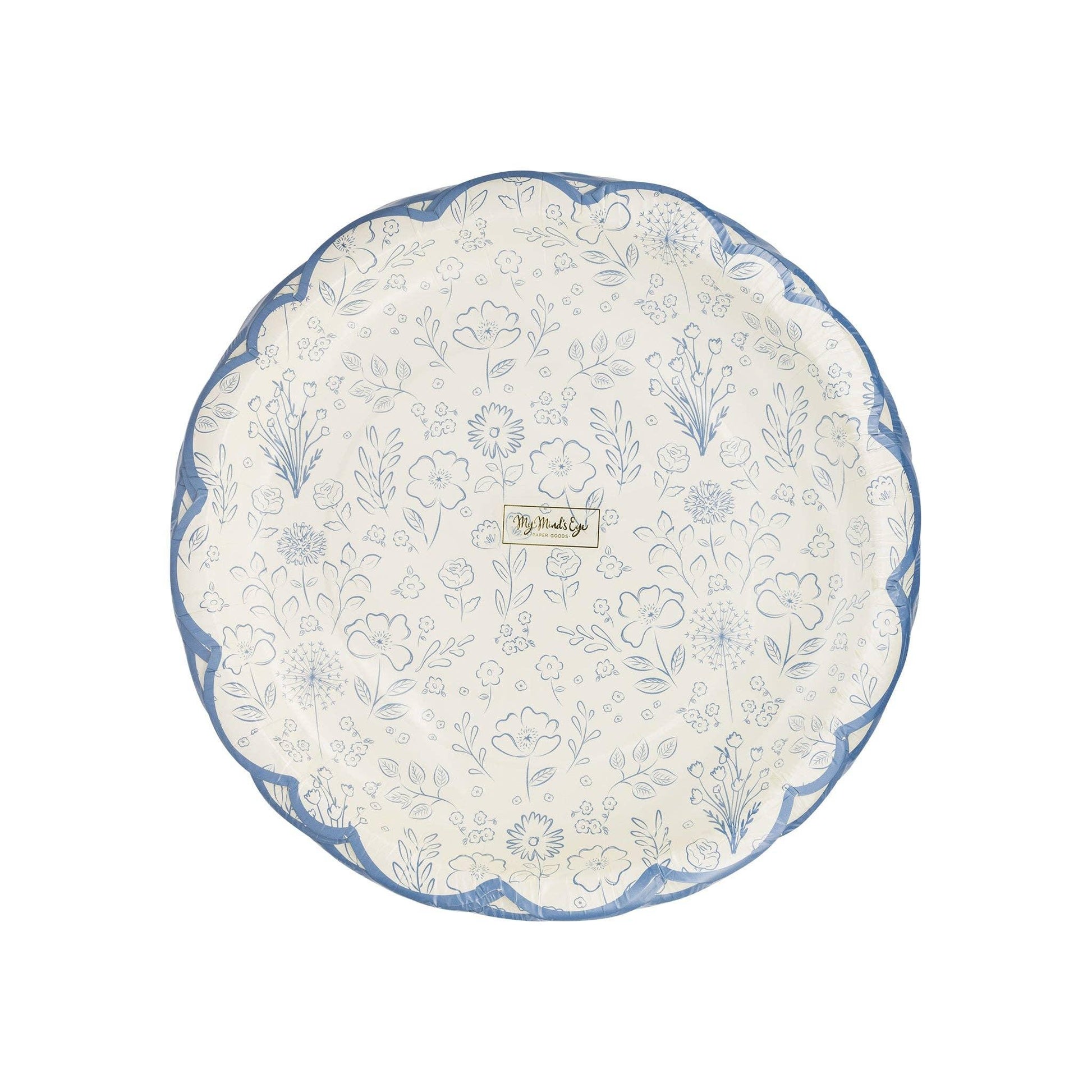 Pembroke Floral 10" Paper Plate - Marcel’s Culinary Experience