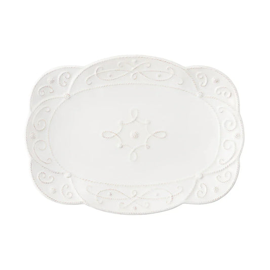 Juliska Jardins du Monde 15" Platter - Whitewash