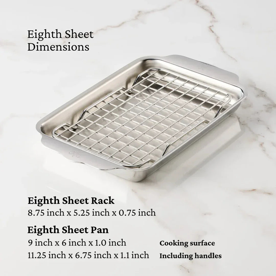 Hestan Provisions OvenBond Eighth Sheet Pan with Rack - Marcel’s Culinary Experience