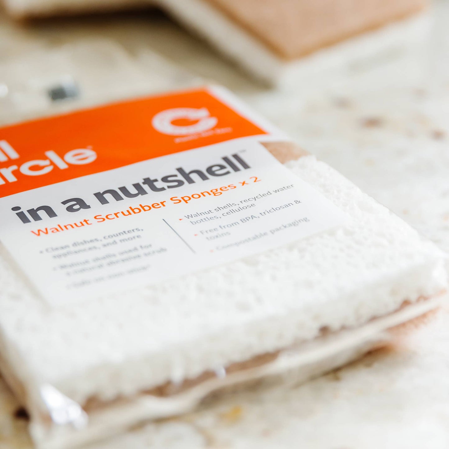 In A Nutshell Scrubber Sponge (6pk)