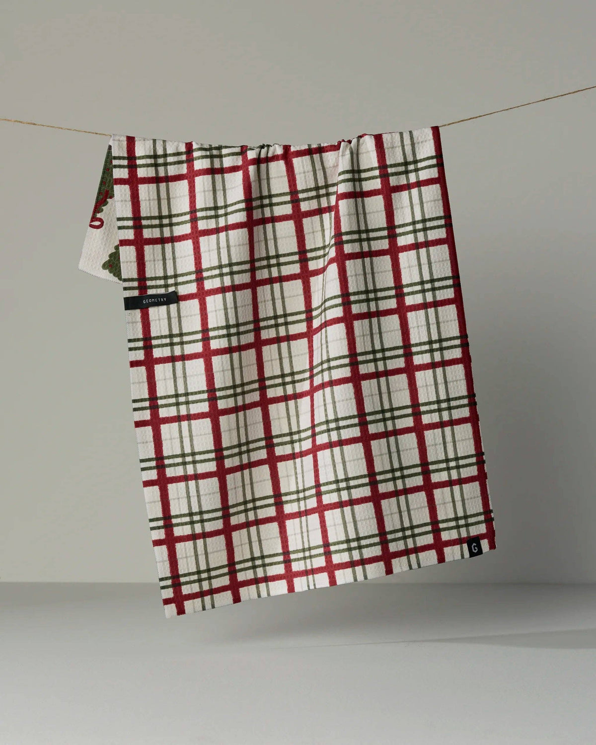 Geometry Ribbon Pines LUXE Kitchen Towel