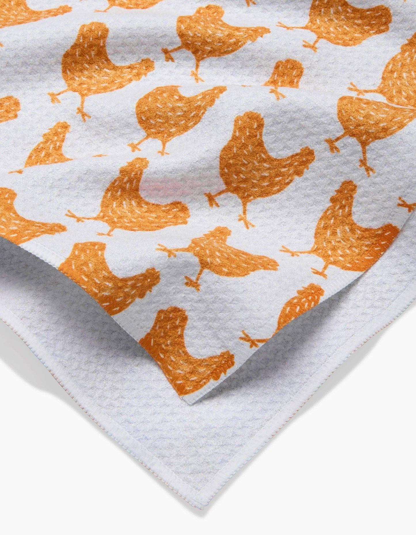 Geometry Fun Spring Chicks Tea Towel