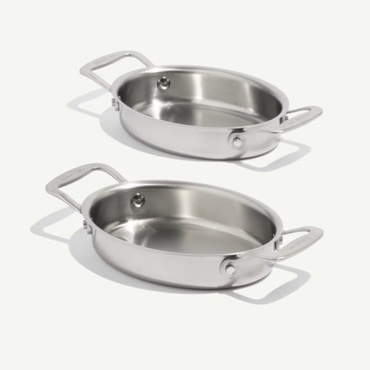 Made In Stainless Steel Gratin Dish