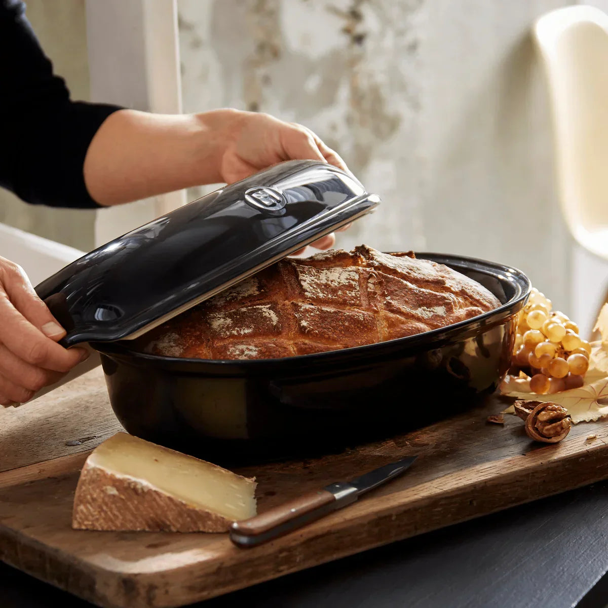 Emile Henry Bread Baker Charcoal - Marcel’s Culinary Experience