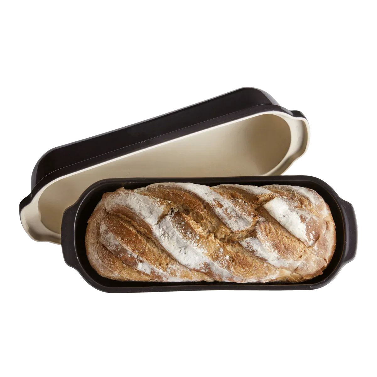 Emile Henry Pullman/Long Loaf Bread Baker Charcoal - Marcel’s Culinary Experience