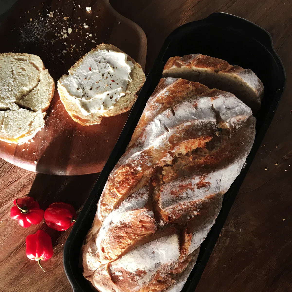 Emile Henry Pullman/Long Loaf Bread Baker Charcoal - Marcel’s Culinary Experience