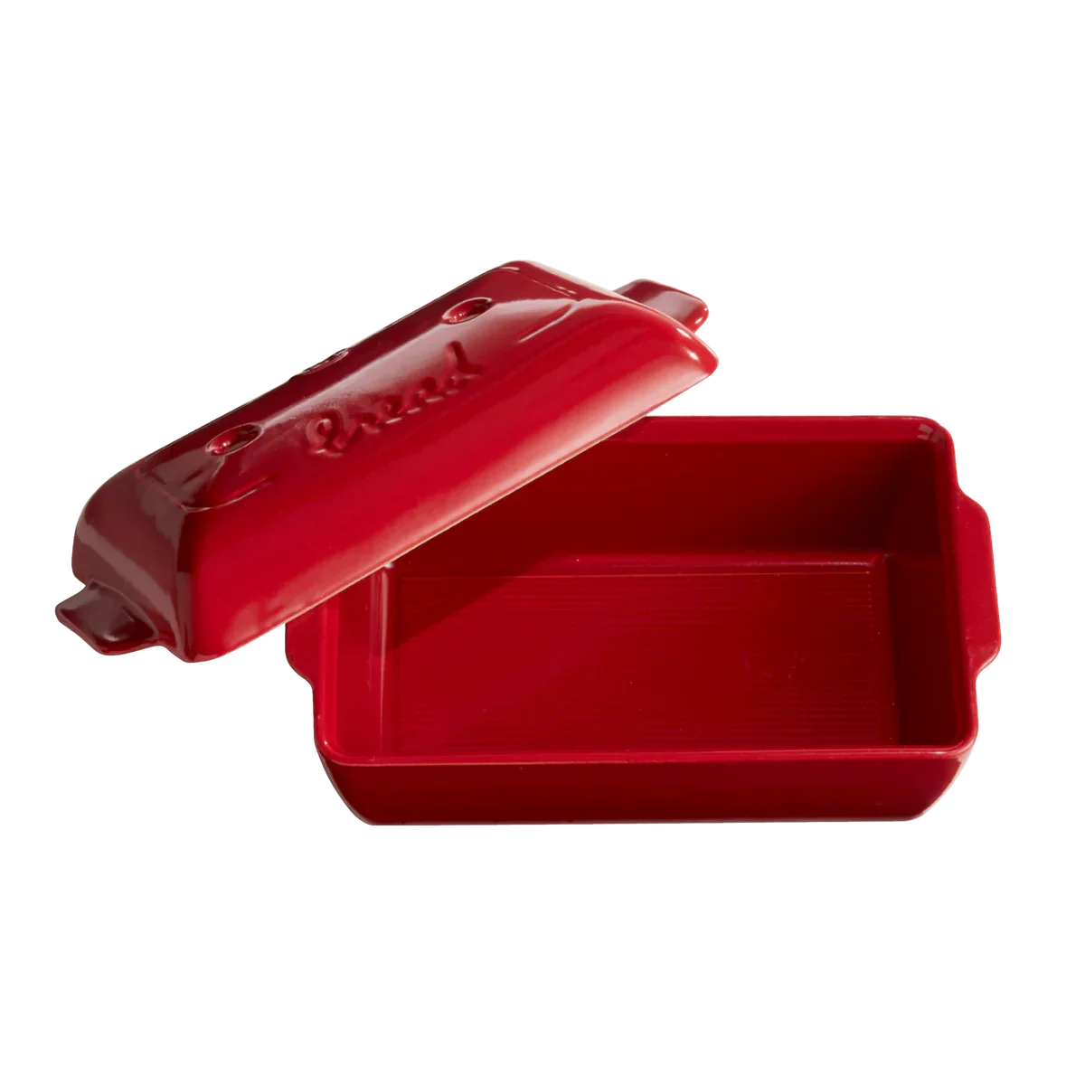 Emile Henry Rectangle Bread Baker Burgundy