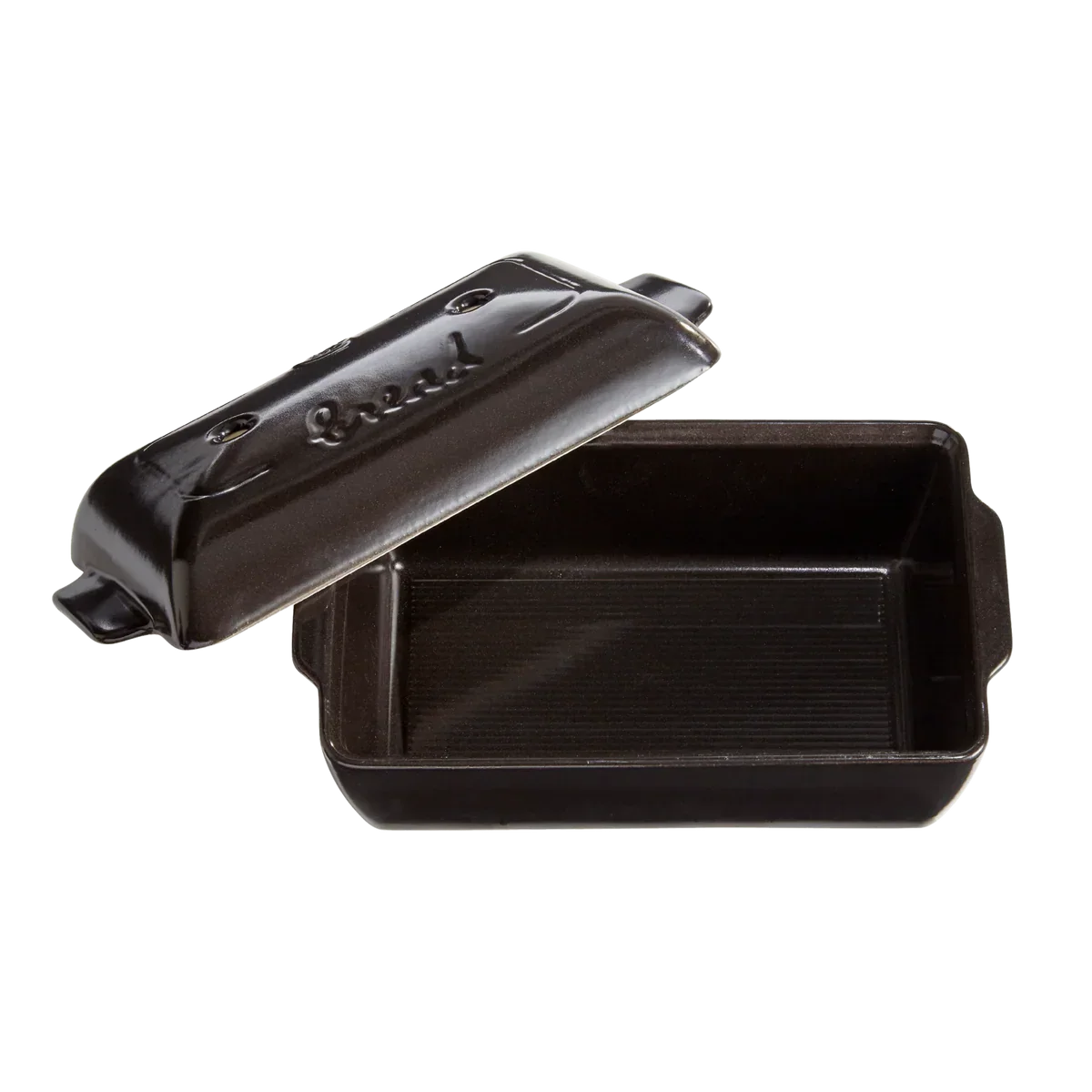 Emile Henry Rectangle Bread Baker Charcoal