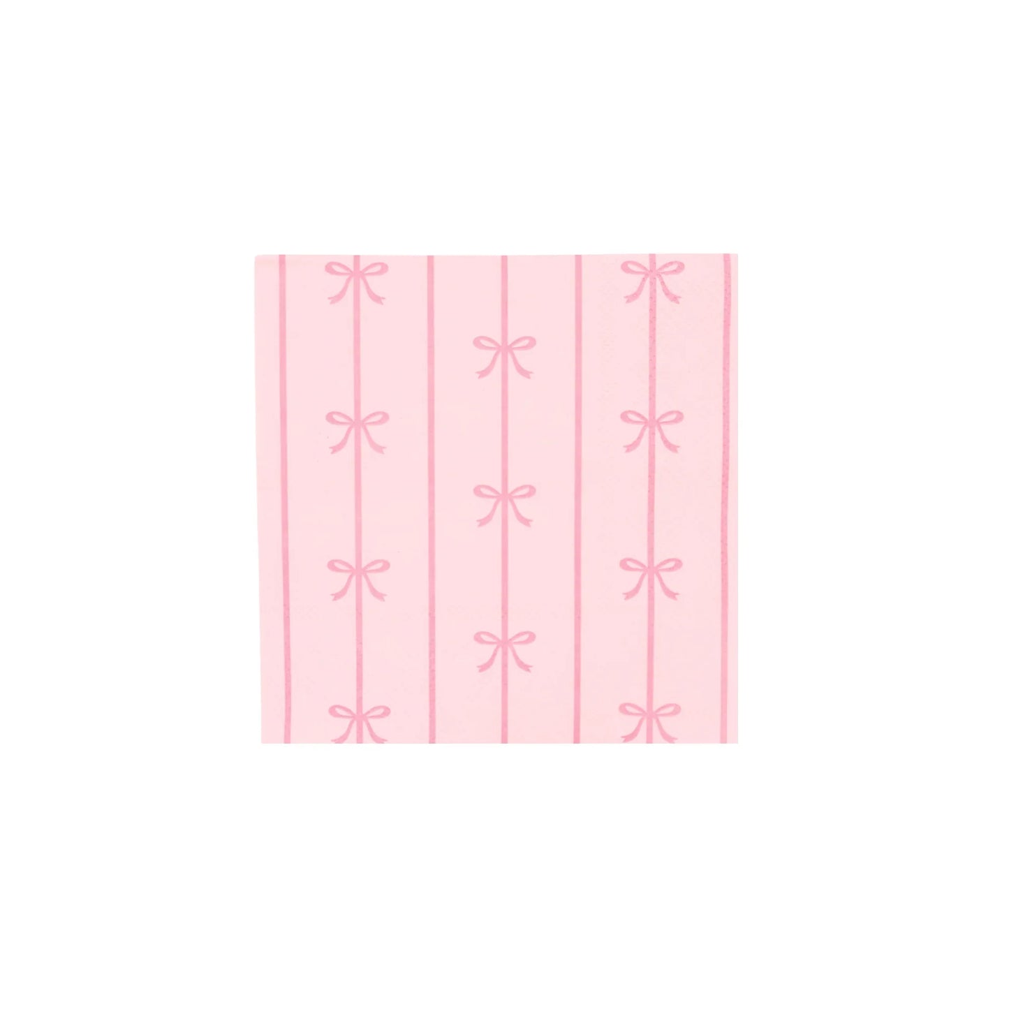 PETAL PINK SIGNATURE BOW SMALL NAPKINS - Marcel’s Culinary Experience