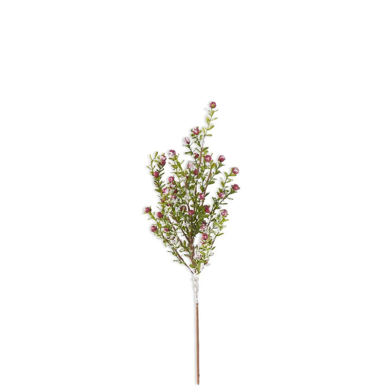Glittered Snowy Red Berry Leaf Bush - Marcel’s Culinary Experience