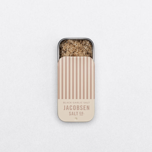 Jacobsen Salt Co. Black Garlic Sea Salt Slide Tin