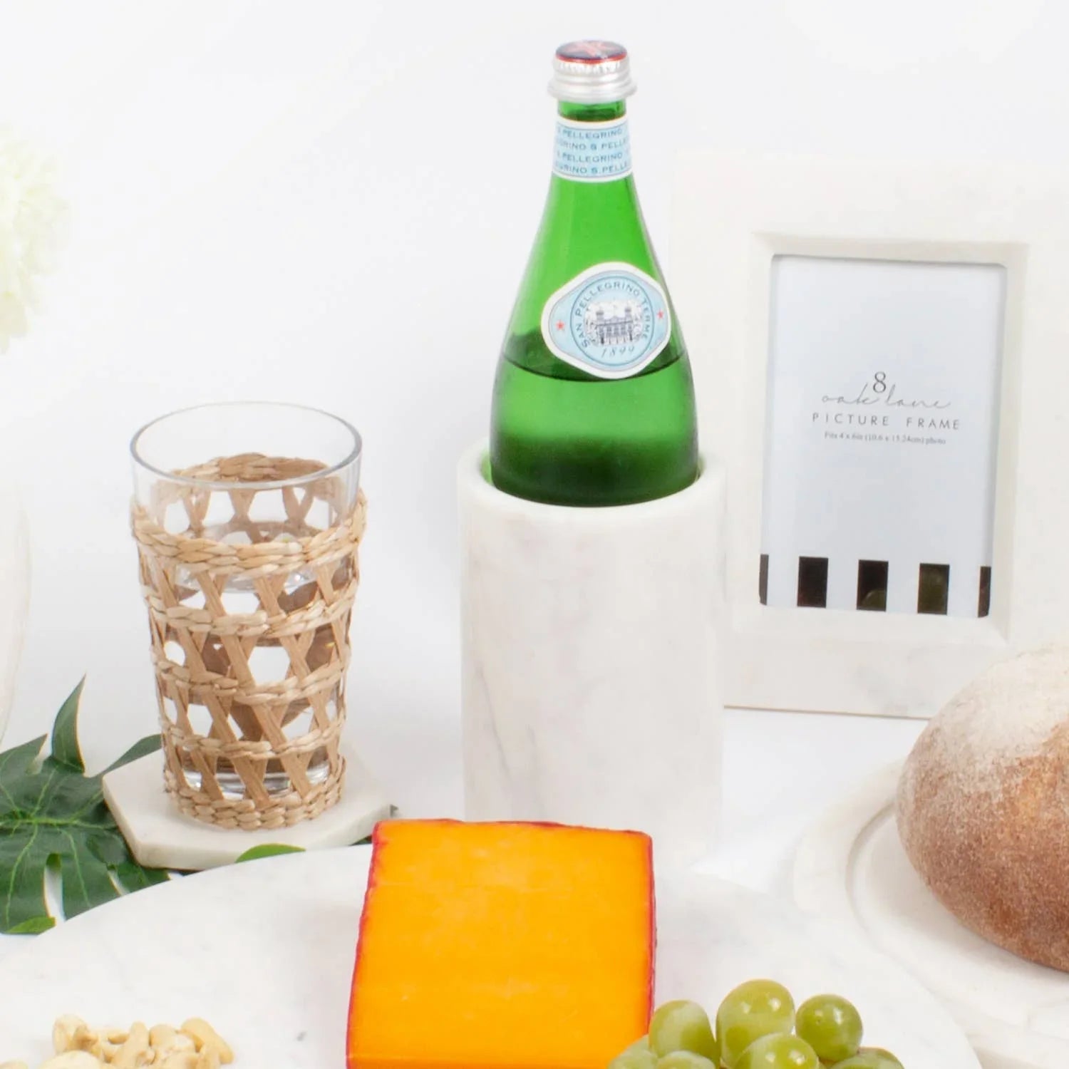 White Marble Wine Chiller - Marcel’s Culinary Experience