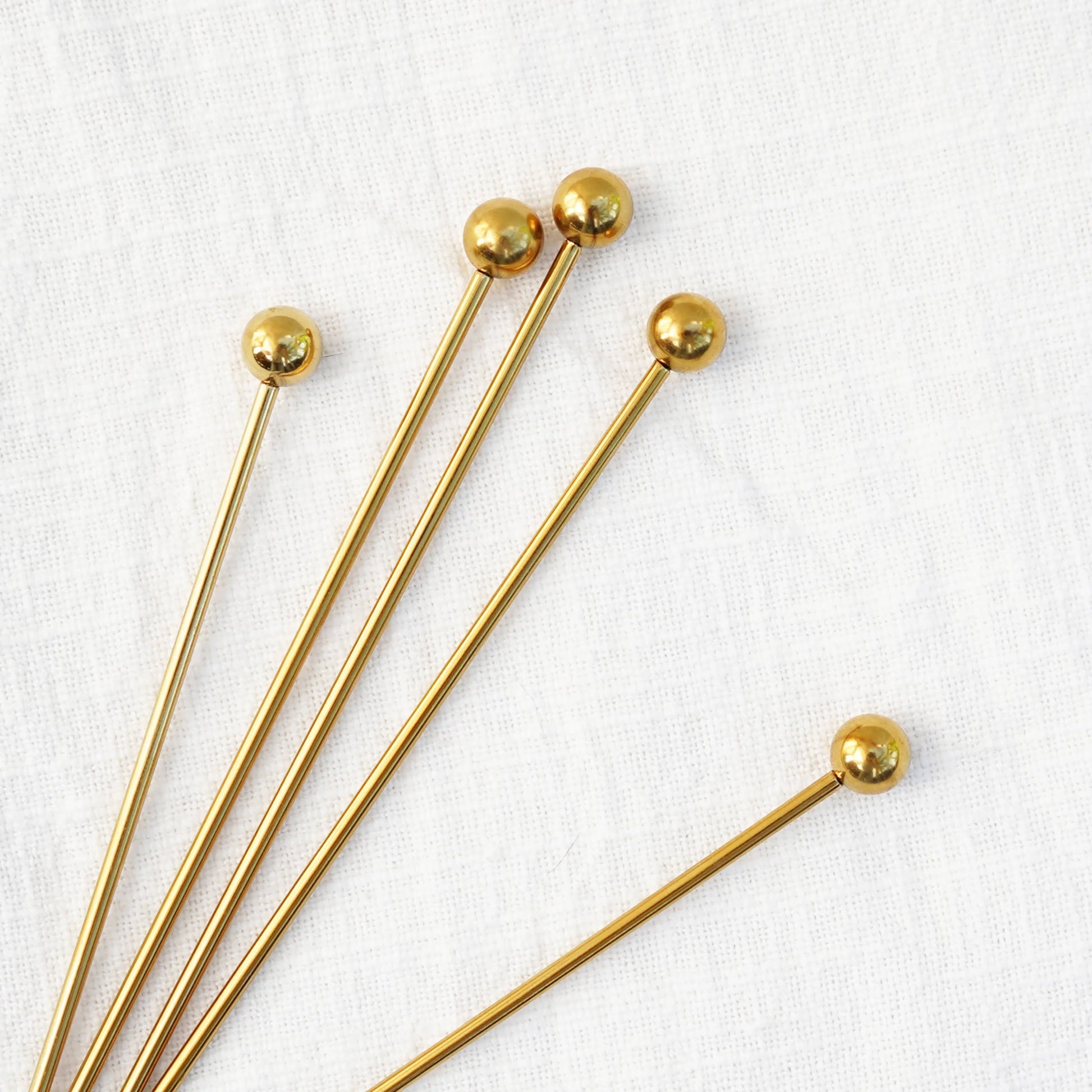 Cocktail Picks Combo Set, Gold (6 Short & 6 Long) - Marcel’s Culinary Experience