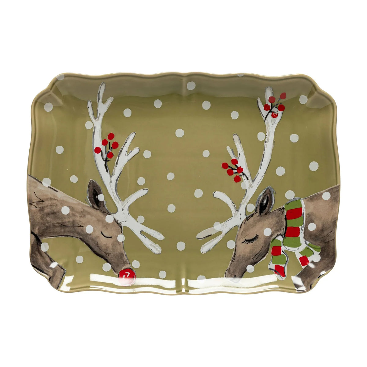 Costa Nova Deer Friends Rectangular Platter