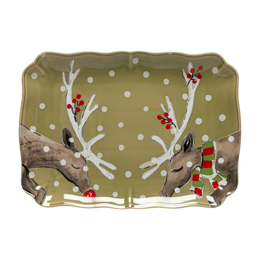 Costa Nova Deer Friends Rectangular Platter