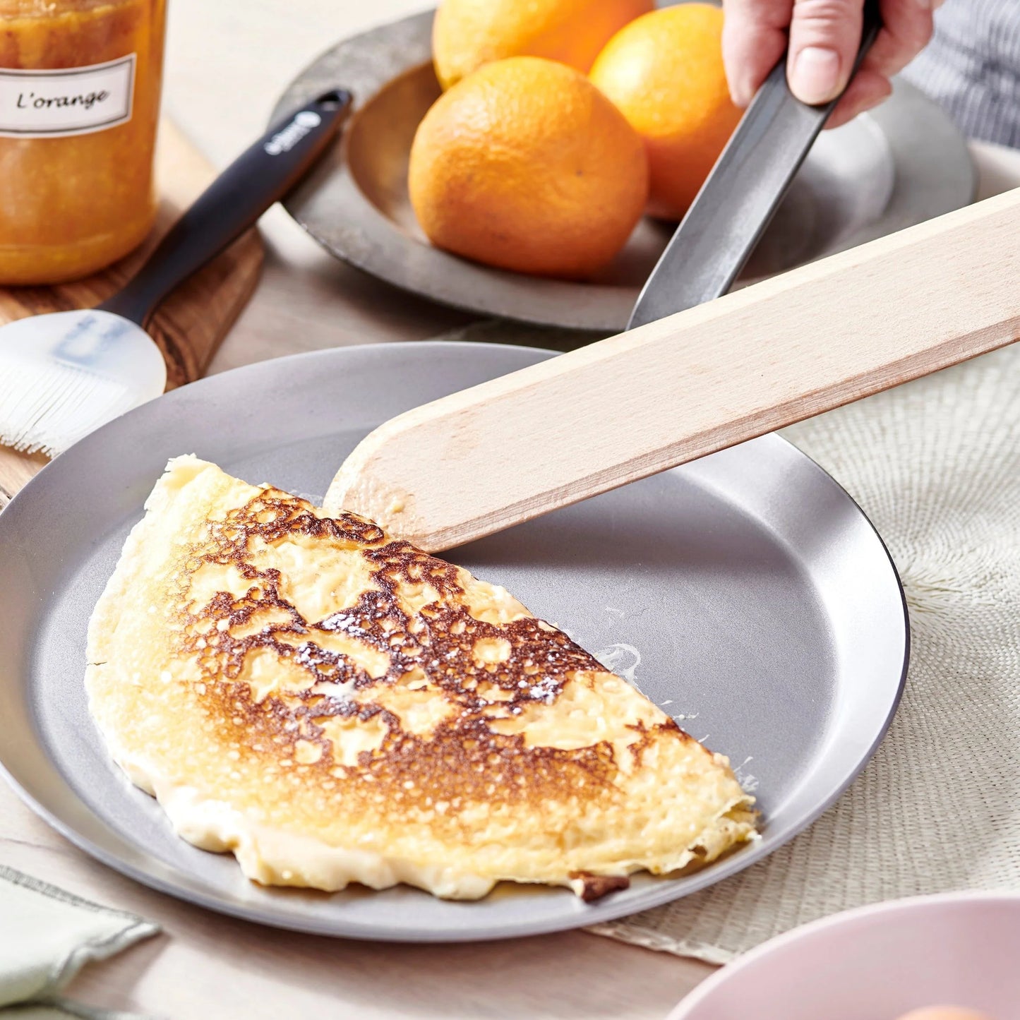 DeBuyer MINERAL B Carbon Steel Crepe & Tortilla Pan