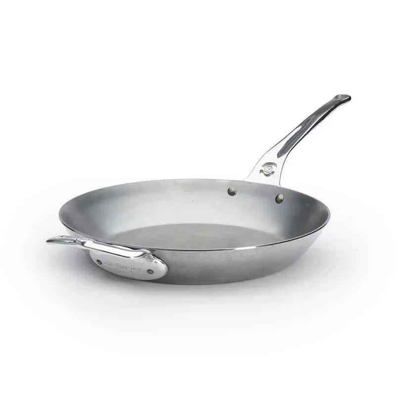DeBuyer Mineral B Pro Carbon Steel Fry Pan - 12.5" - Marcel’s Culinary Experience