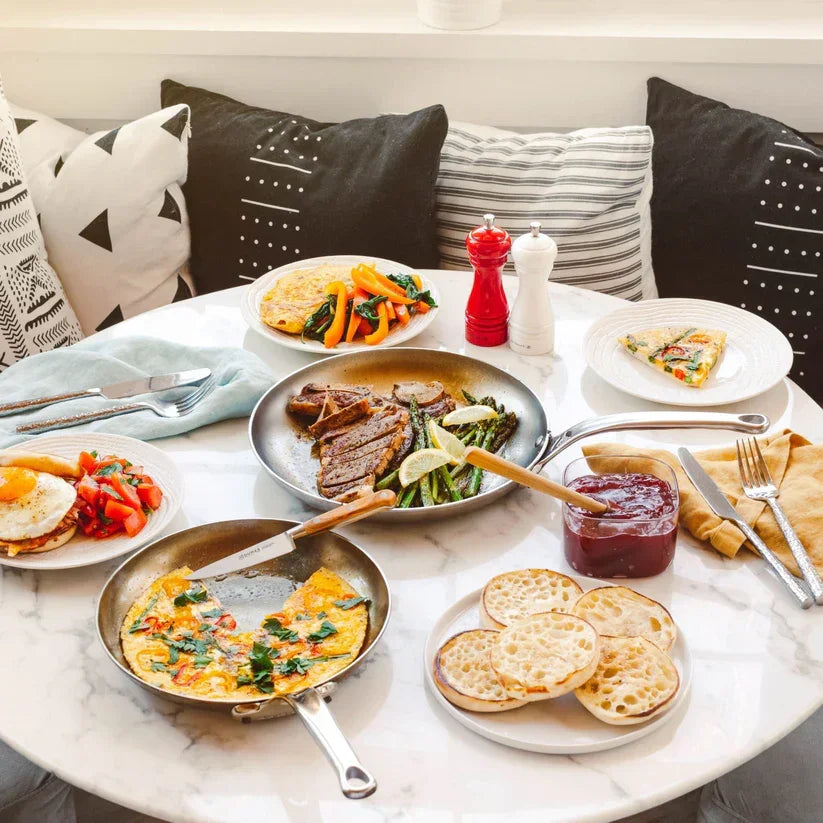 DeBuyer Mineral B Pro Carbon Steel Omelette Pan - 9.5" - Marcel’s Culinary Experience