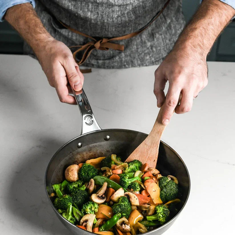 DeBuyer Mineral B Pro Carbon Steel Country Fry Pan - 11" - Marcel’s Culinary Experience