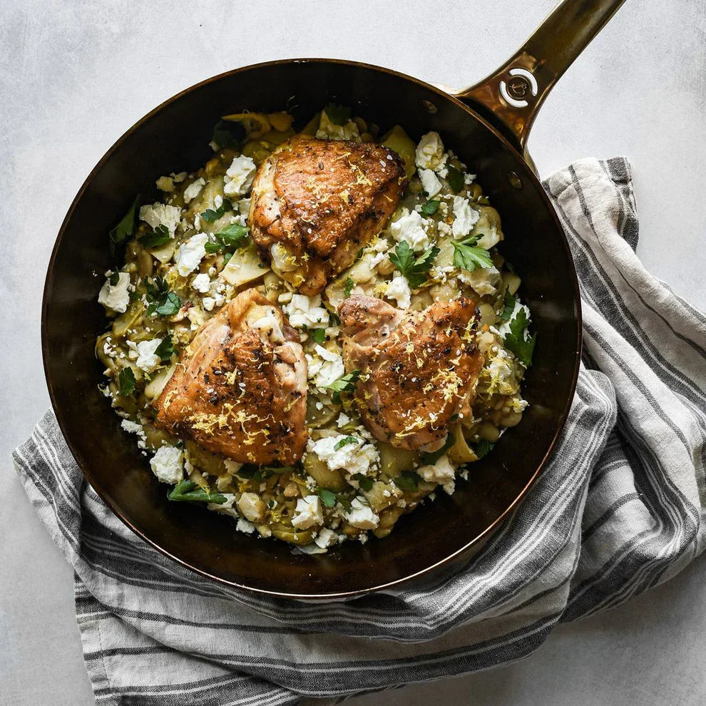 DeBuyer Mineral B Pro Carbon Steel Country Fry Pan - 9.5" - Marcel’s Culinary Experience