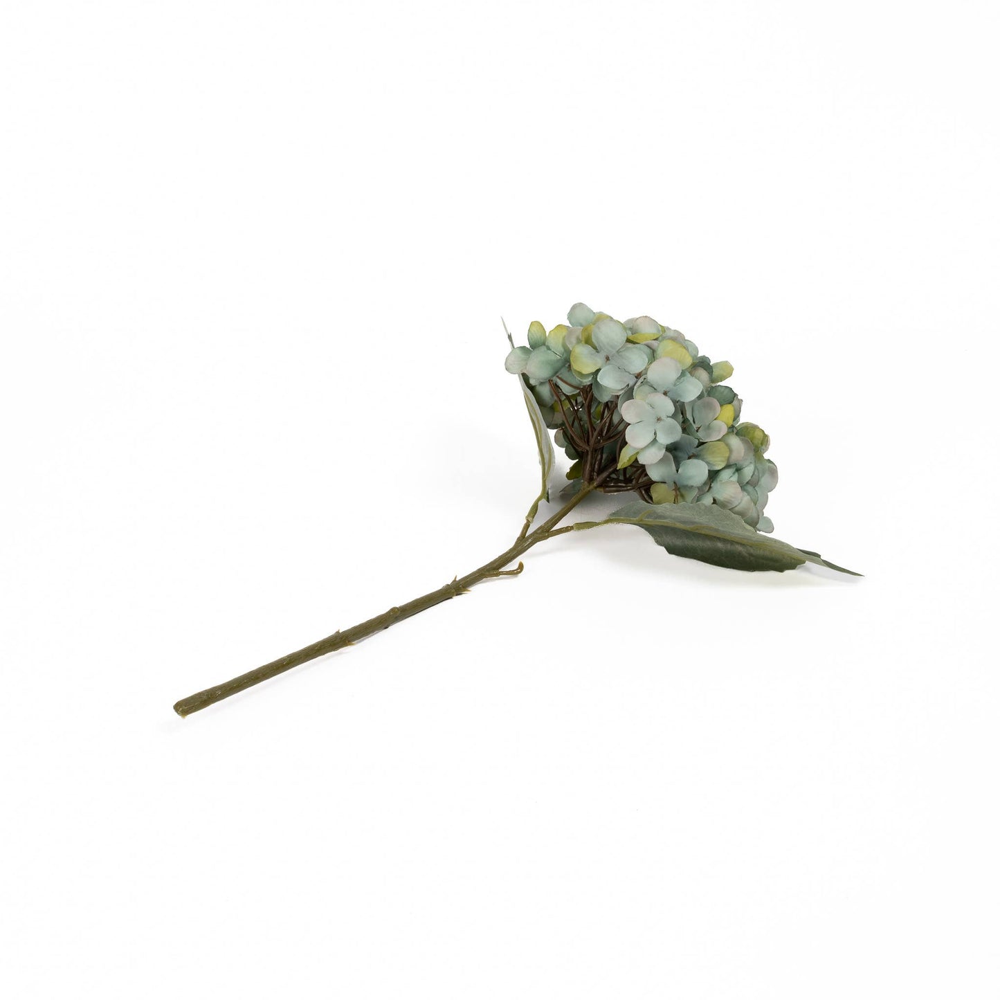Faux Hydrangea Pick - Blue - 13 Inch