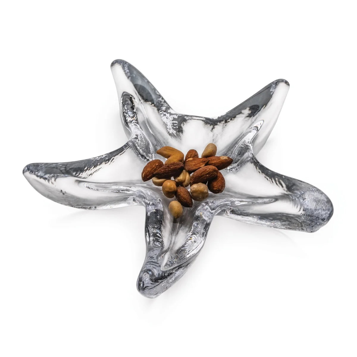Simon Pearce Starfish Glass Dish, 8½ in.