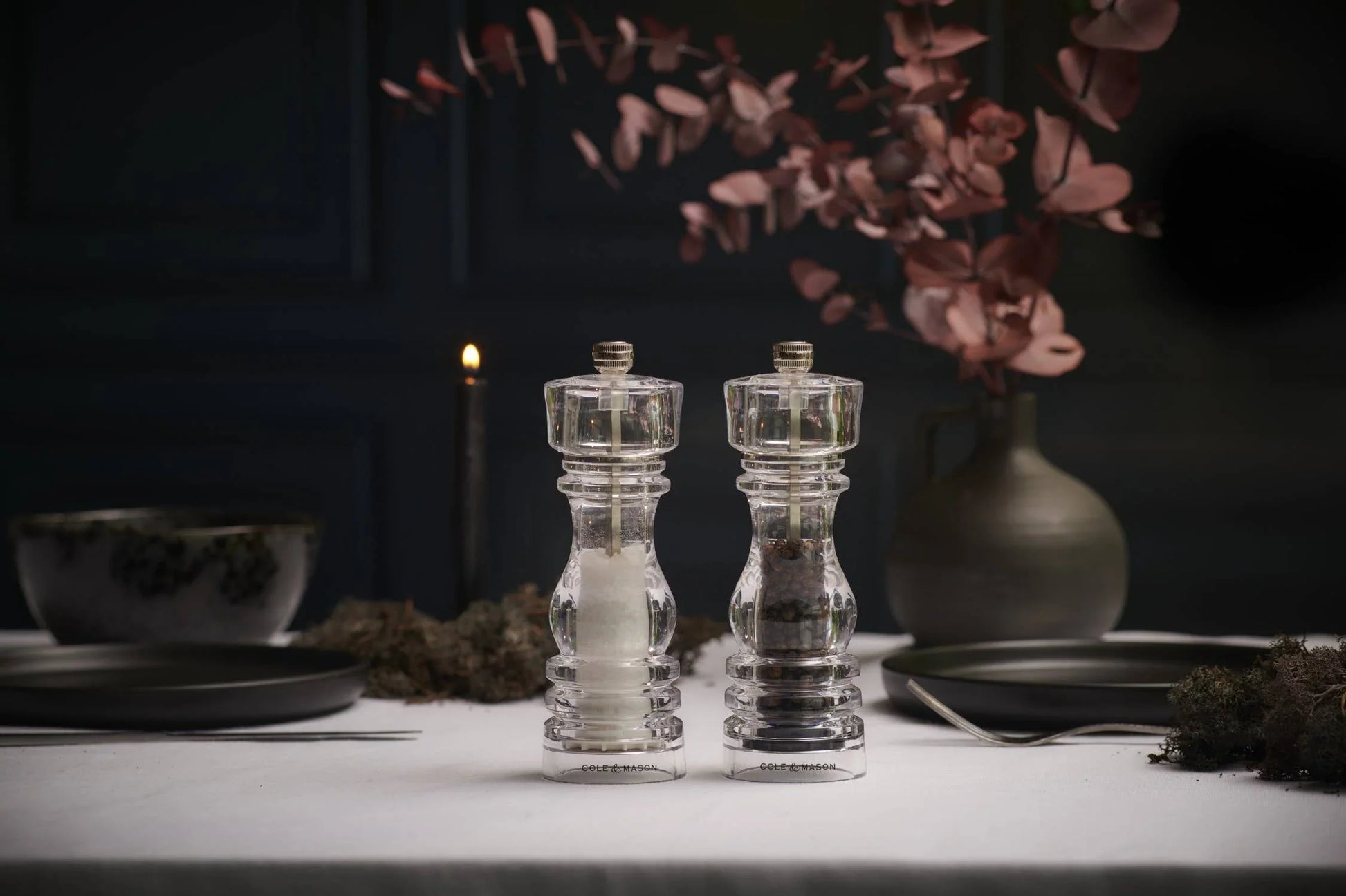 Cole & Mason London Acrylic Salt & Pepper Mills Gift Set - Marcel’s Culinary Experience