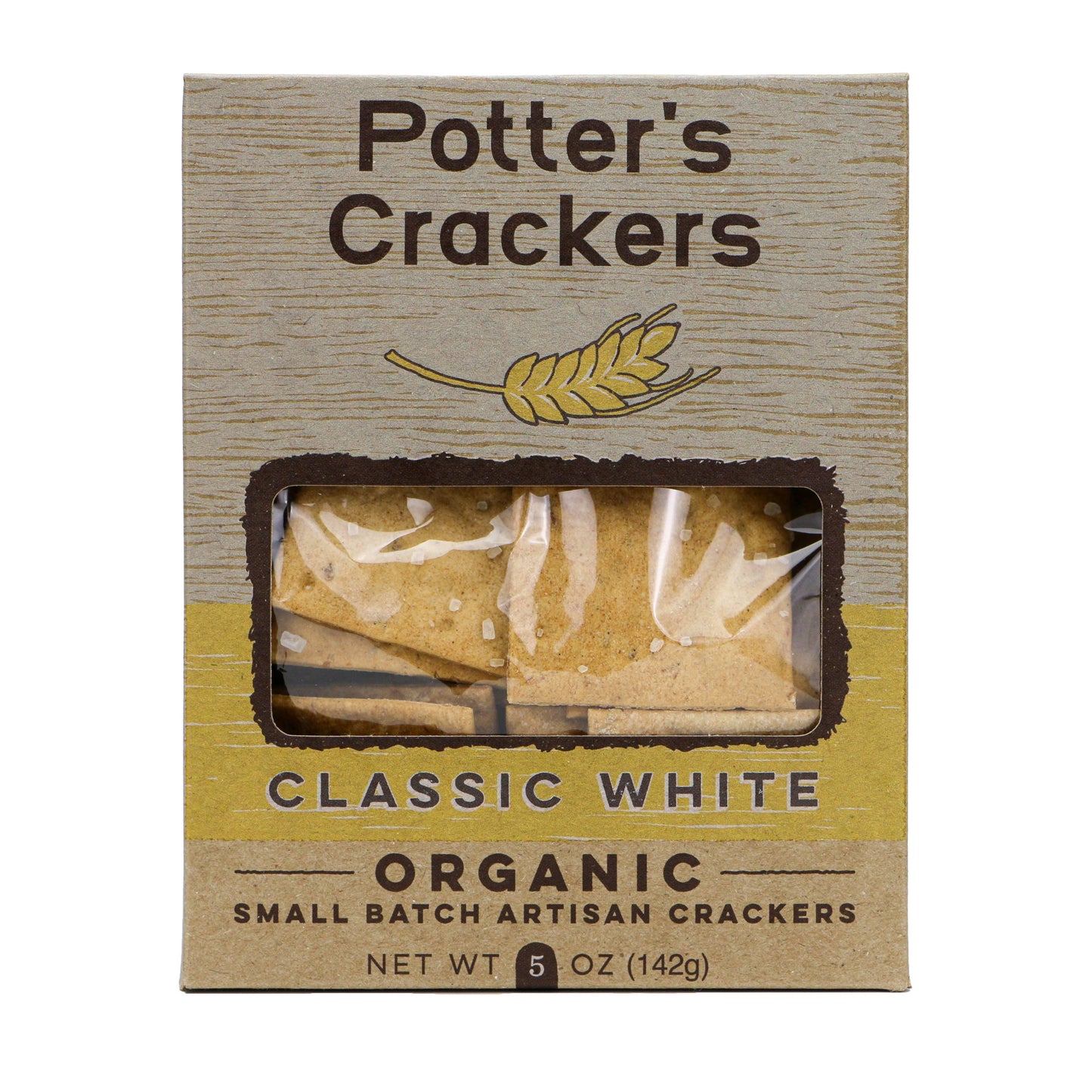 Potter's Crackers Organic Classic White Crackers - 5 oz - Marcel’s Culinary Experience