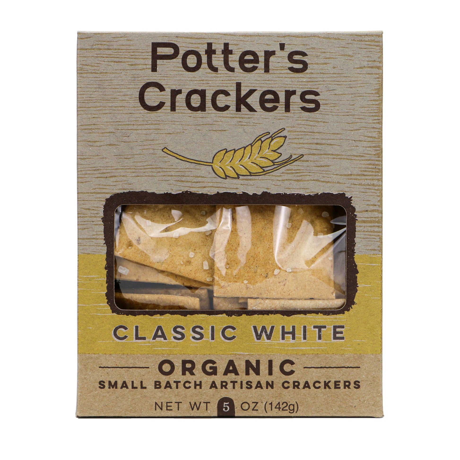 Potter's Crackers Organic Classic White Crackers - 5 oz - Marcel’s Culinary Experience