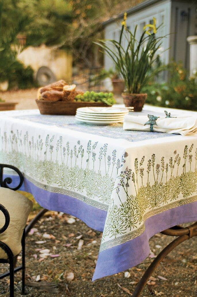 Couleur Nature Lavender Purple French Tablecloths - Marcel’s Culinary Experience