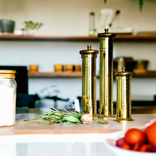 Chef's Mill Brass Pepper Grinder