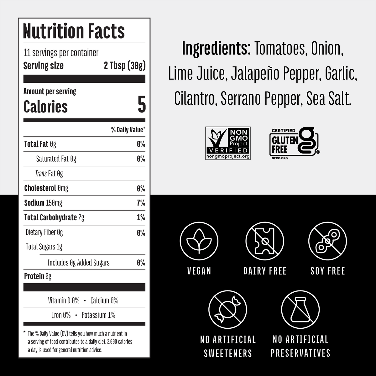 MNMLST Restaurant Style Medium Salsa