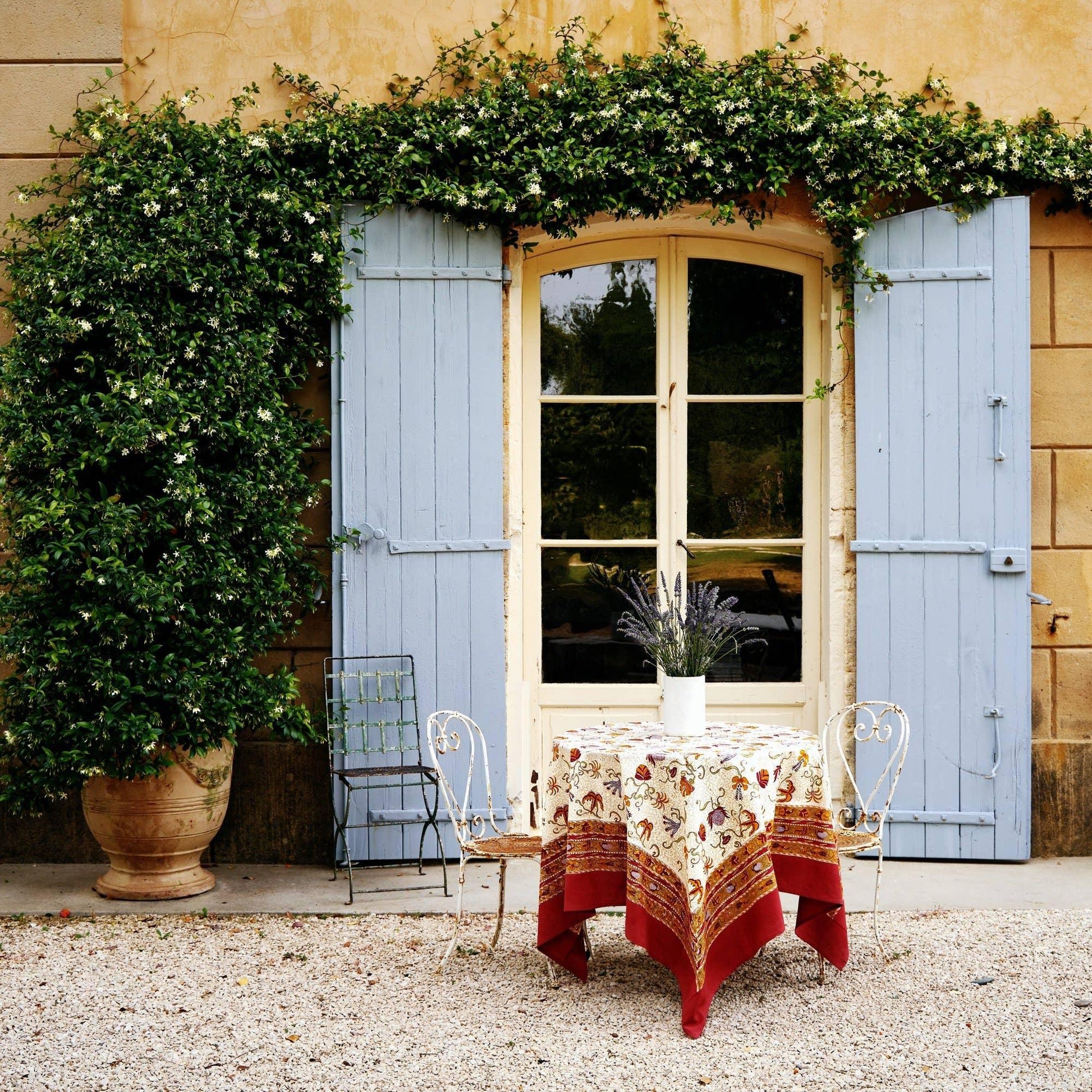Couleur Nature Fleurs des Indes | Tablecloth - Marcel’s Culinary Experience