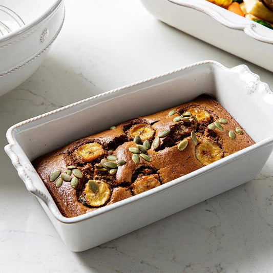 Juliska Berry and Thread Loaf Pan - Whitewash