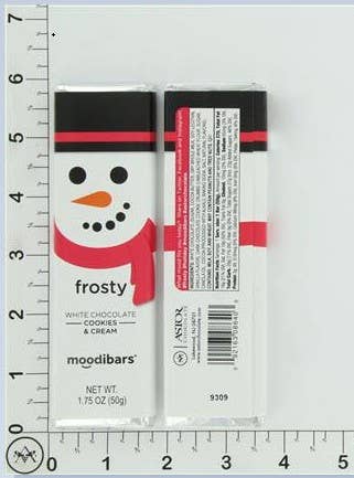 Moodibars® FROSTY 1.75oz - White Chocolate Cookies & Creme - Marcel’s Culinary Experience