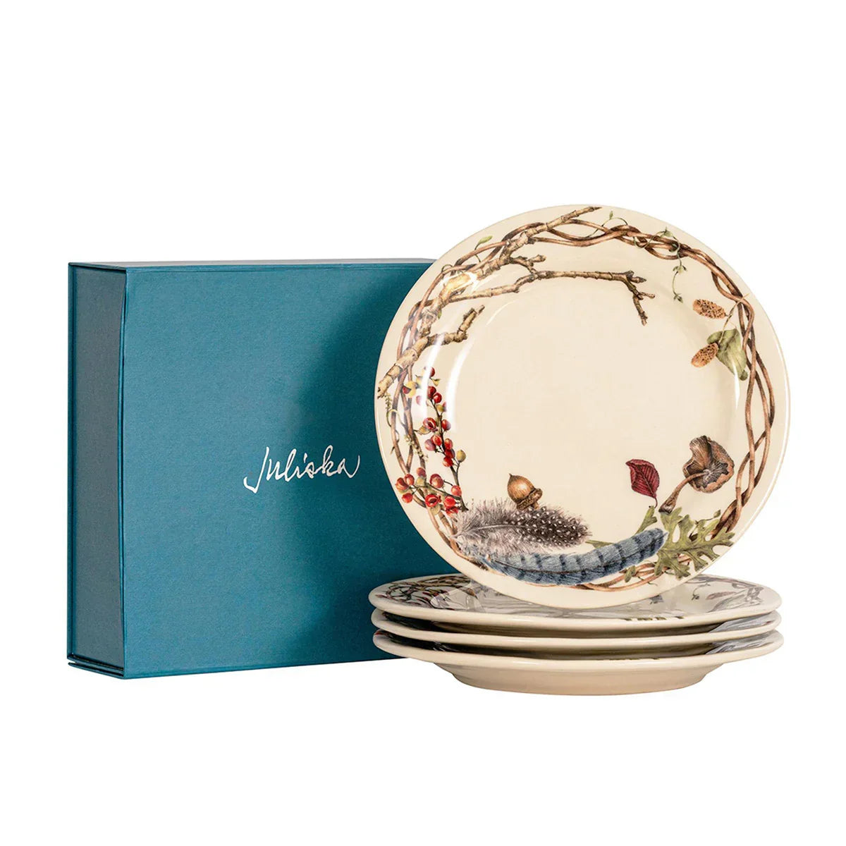 Juliska Forest Walk Party Plates Set/4