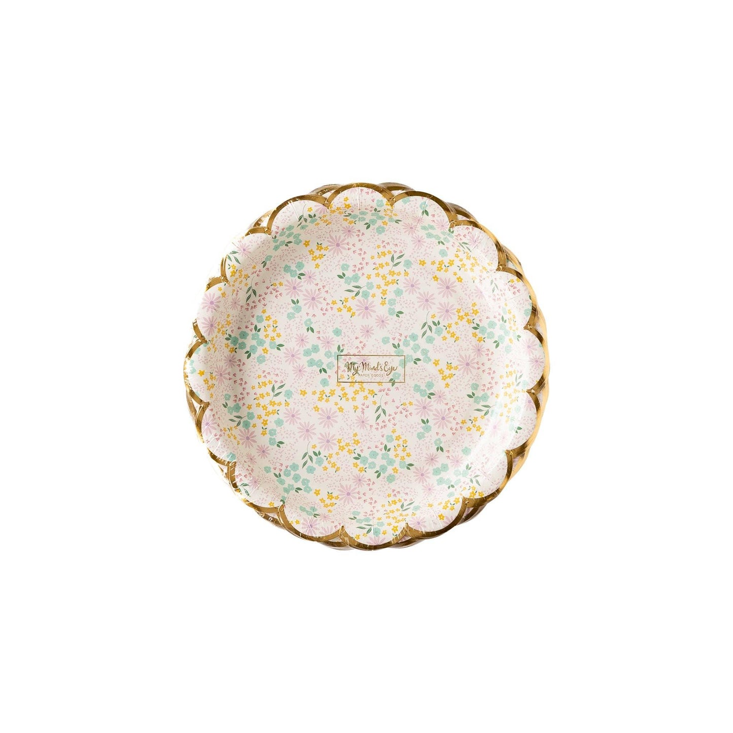 Ditsy Floral Round Scallop 7" Plate - Marcel’s Culinary Experience