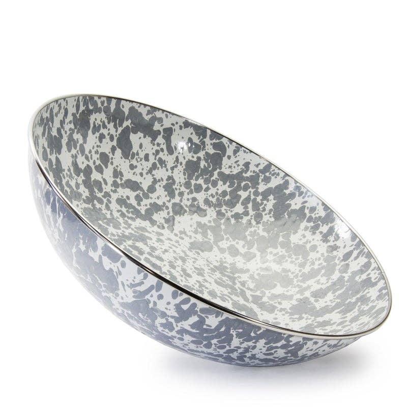 Golden Rabbit Enamelware Swirl Catering Bowl