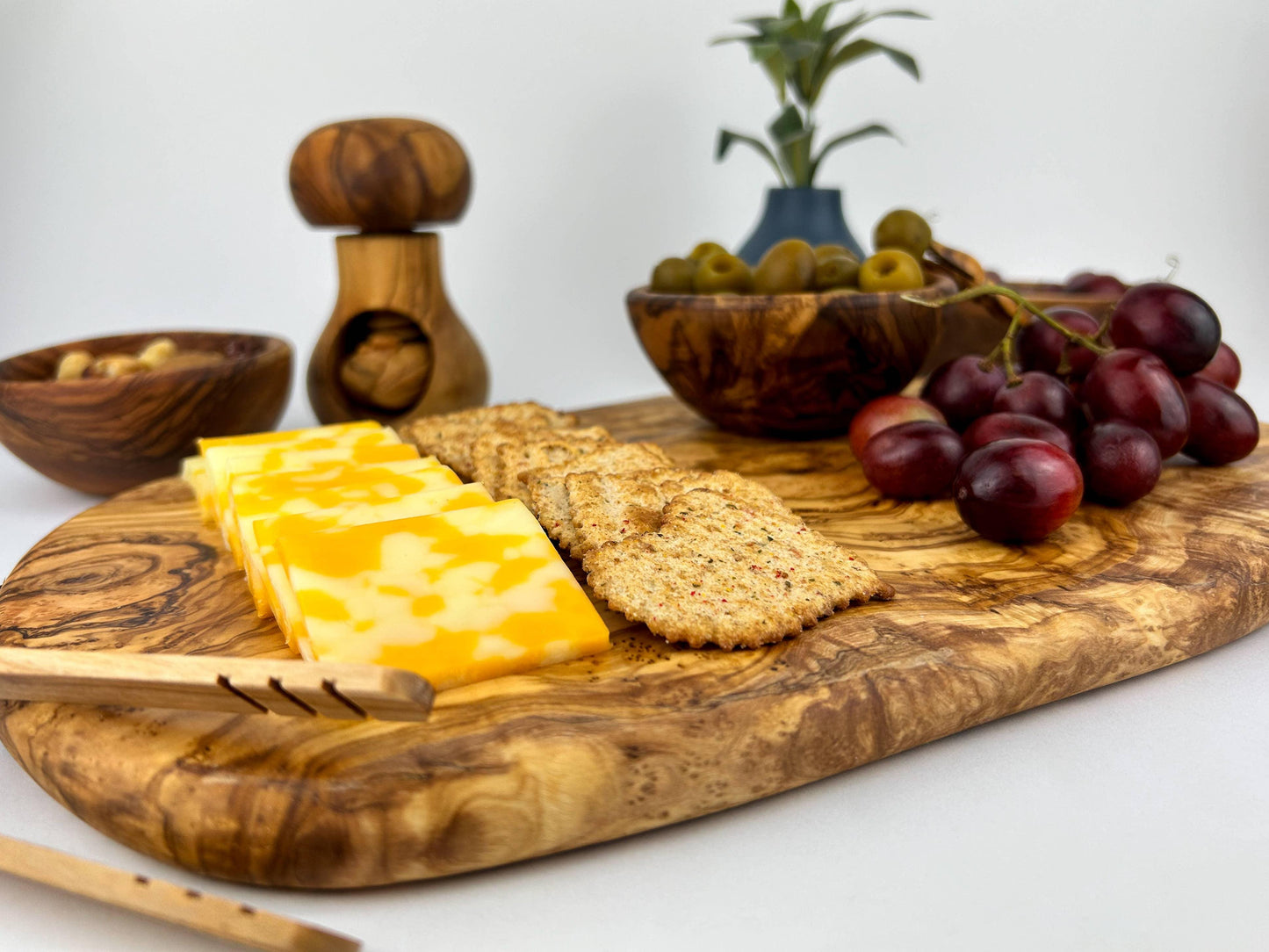 Olive Wood Cheese Board - Marcel’s Culinary Experience